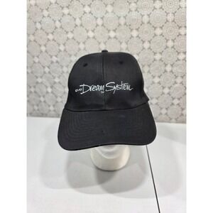 Sony Dream System‎ Baseball Cap Black One Size Embroidered Logo Adjustable Strap